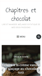 Mobile Screenshot of chapitresetchocolat.com